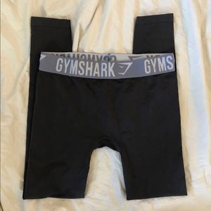 GYMSHARK LEGGINGS DARK GRAY FIT SEAMLESS